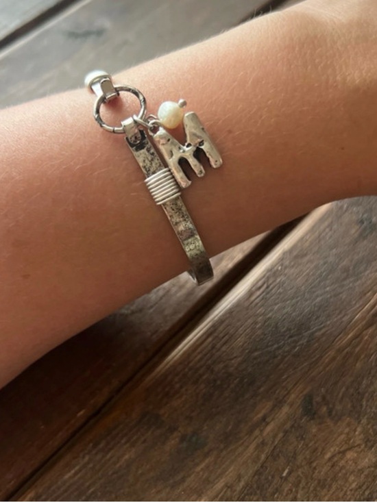 Jewelry - Silver Bangle - choose your letter